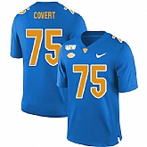Pittsburgh Panthers 75 Jimbo Covert Blue 150th Anniversary Patch Nike College Football Jersey Dzhi,baseball caps,new era cap wholesale,wholesale hats